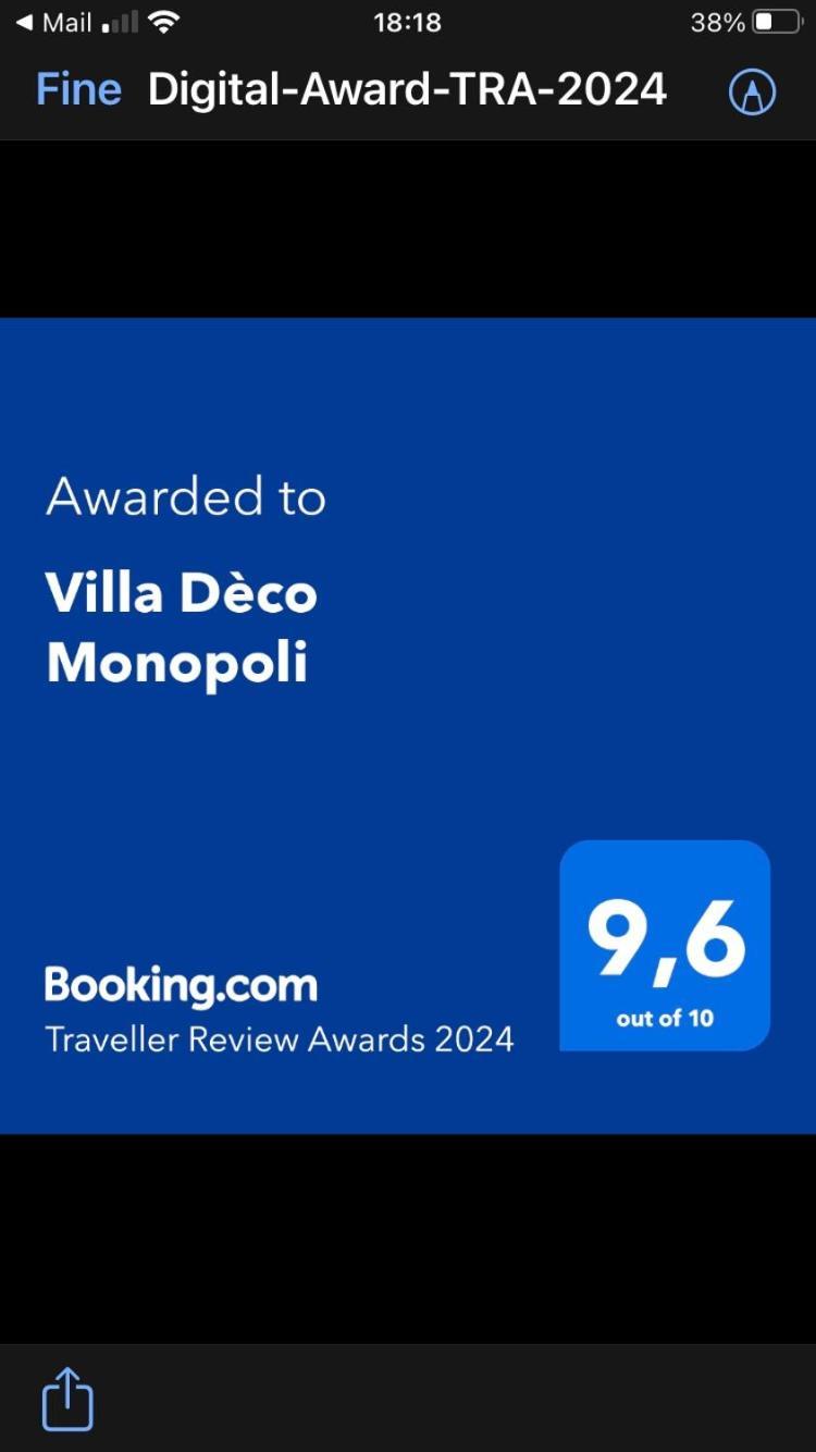 Villa Deco Monopoli Eksteriør billede